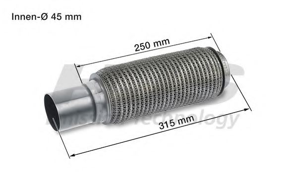HJS 83 00 8496 Flex Hose, exhaust system